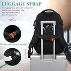FENGDONG 17.3 inch Large Laptop Backpack Travel College Backpack Waterproof - Image 6