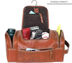 VC VINTAGE COUTURE Leather Toiletry Bag - Image 4