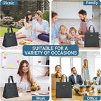 Della Gao Insulated Lunch Bag for Women Men, Waterproof Small Lunch Tote Lunch - Image 7