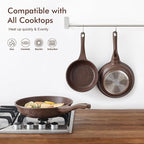 SENSARTE Nonstick Frying Pan Skillet, Omelette Pan, Healthy Stone Cookware - Image 3