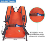 YZAOLL Small Lightweight Packable Hiking Backpack, 20L Hiking Backpack Day Pack - Image 3