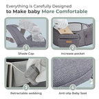 FRUITEAM Baby Carrier with Hip Seat - Image 5