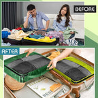 5 Pcs Packing Cubes for Suitcase Large Travel Cubes Carry on Luggage Organizer - Image 5