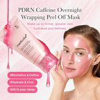 medicube PDRN Pink Shimmer Duo: Salmon DNA Pink Collagen Capsule Cream and PDRN Caffiene Overnight Wrapping Peel Off Facial Mask