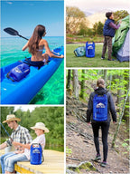 HEETA Dry Bag Waterproof for Women Men, 5L/10L/20L/30L/40L Roll Top Lightweight - Image 6