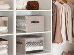 StorageWorks Storage Bins with Lid and Clear Window, Fabric Storage Boxes with - Image 4