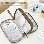 FYY Electronic Organizer, Large Travel Cable Organizer Bag Pouch Electronic - Image 5