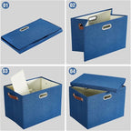 17" Large Collapsible Storage Bins - Image 6