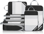 8 Set/6 Set/4 Set Compression Packing Cubes by PREZON