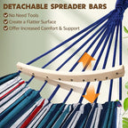 Chihee Cotton Hammock Large Soft Breathable Camping Hammock Holds Up to 660lbs - Image 3