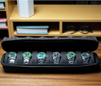 Hard 6 slots watch travel case, watch storage box organizer, 6 slots watch roll - Image 3