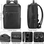 Tzowla Leather Laptop Backpack, Bag - Image 4