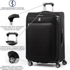 Travelpro Platinum Elite Softside Expandable Checked Luggage, 8 Wheel Spinner - Image 2