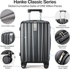 Hanke Luggage Sets 3 piece Carry On Luggage - Image 3