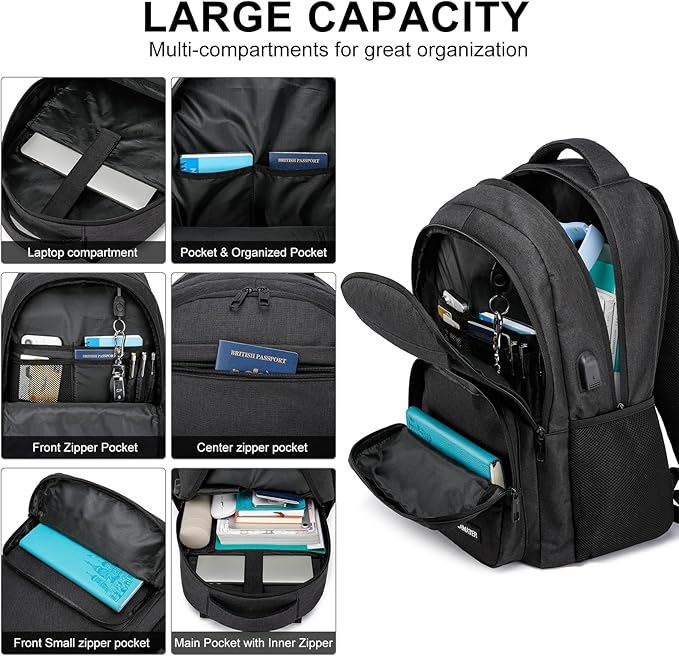 School Backpack for Teen Boys & College Students - Image 2