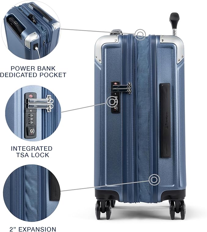 Travelpro Platinum Elite Hardside Expandable Spinner Wheel Luggage TSA Lock - Image 4