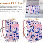 Travel Backpack 42L Carry on Backpack Flight Approved Expandable Travel - Image 2