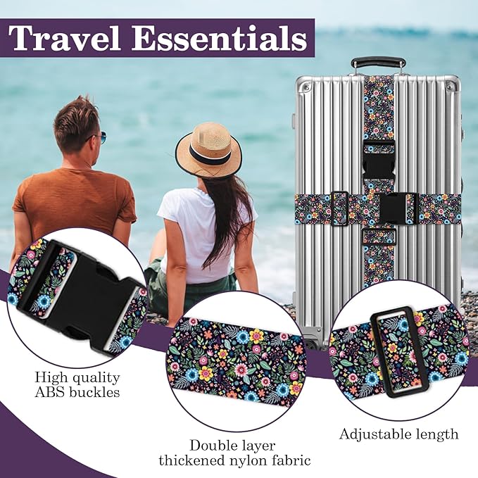 Luggage Straps for Suitcases TSA Approved, Luggage Identifiers for Suitcase - Image 3