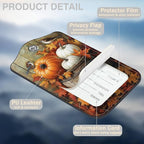 Autumn Pumpkin and Bird Set of 2 Luggage Tags - Image 3
