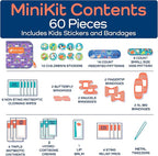KeepGoing Small Travel First Aid Kit Kids – 60 Pc. Mini First Aid Kit - Image 6