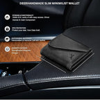 Leather RFID Wallet for Men, Slim Leather Mens Wallet, Handcraft Men's Wallets - Image 4