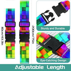 Slohif Luggage Straps for Suitcases Travel Belt Accessories Luggage Connector - Image 2
