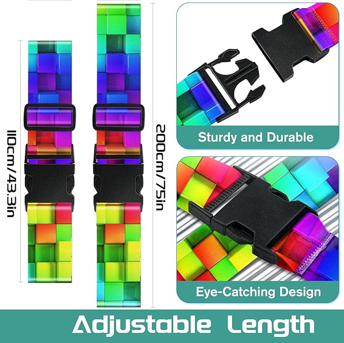Slohif Luggage Straps for Suitcases Travel Belt Accessories Luggage Connector - Image 2