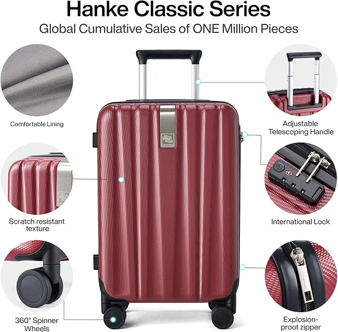 Hanke 24 Inch Luggage Suitcases - Image 3