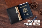 STAR VISTA Albatross Leather Travel Passport Holder, Minimalist Design - Image 5
