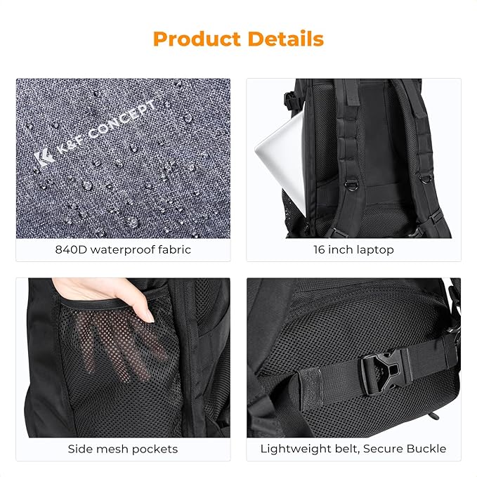 K&F Concept Camera Backpack, Camera Bags - Image 5