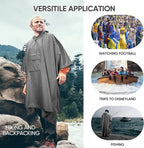 PTEROMY Hooded Rain Poncho for Adult - Image 5