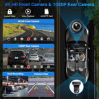 Wireless Apple Carplay Screen for Car 4K Dash Cam, 10.26" HD Touchscreen - Image 5