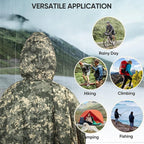 PTEROMY Hooded Rain Poncho for Adult - Image 6