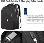 Backpack for Men and Women, School Backpacks for Teen Boys Girls, Water - Image 4