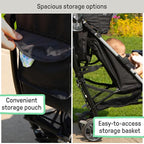 Summer Infant Ingenuity 3Dlite Convenience Stroller, Large Seat Area, 4 - Image 4