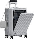 Nobl Travel Carry On Luggage, Noble Zipperless Aluminum Frame PC Hard Shell by NOBL