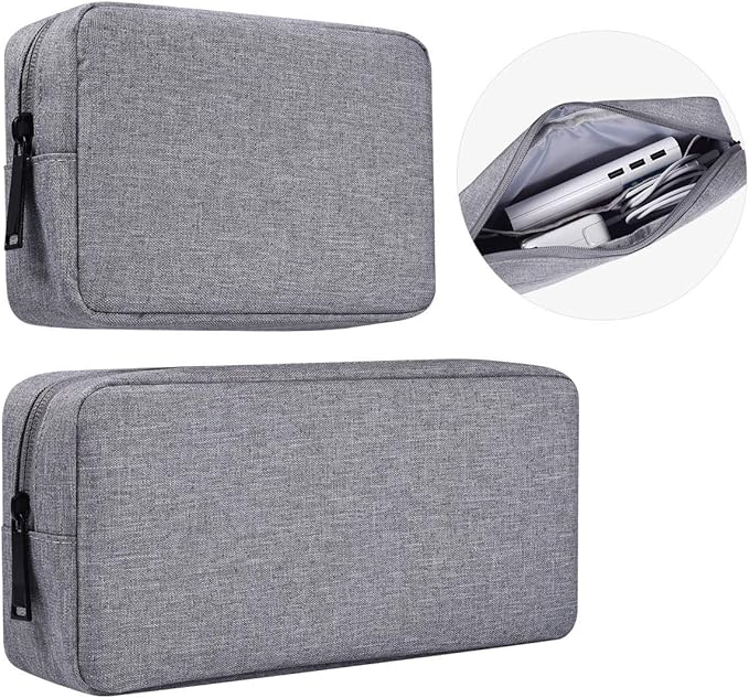 Portable Electronics Accessories Storage Bag, Power Bank, Laptop Charger by imComor