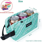 Cerbonny Freezable Kids/Adults Green Fish Theme Lunch Cooler, Suit - Image 2