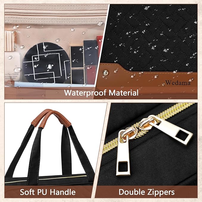 Wedama Toiletry Bag for Women, Hanging Travel Toiletry Bag - Image 6