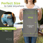 Zumi MINI 100% Cotton Camping Travel Towel - Image 4