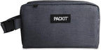 PackIt Freezable Snack Box, City Charcoal, Built by PackIt