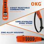 OKG 4-Digit Combination Zip Tie Lock - Image 8