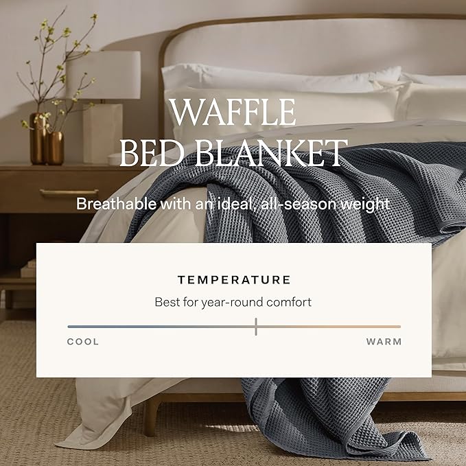 BOLL & BRANCH Waffle Bed Blanket - Image 4