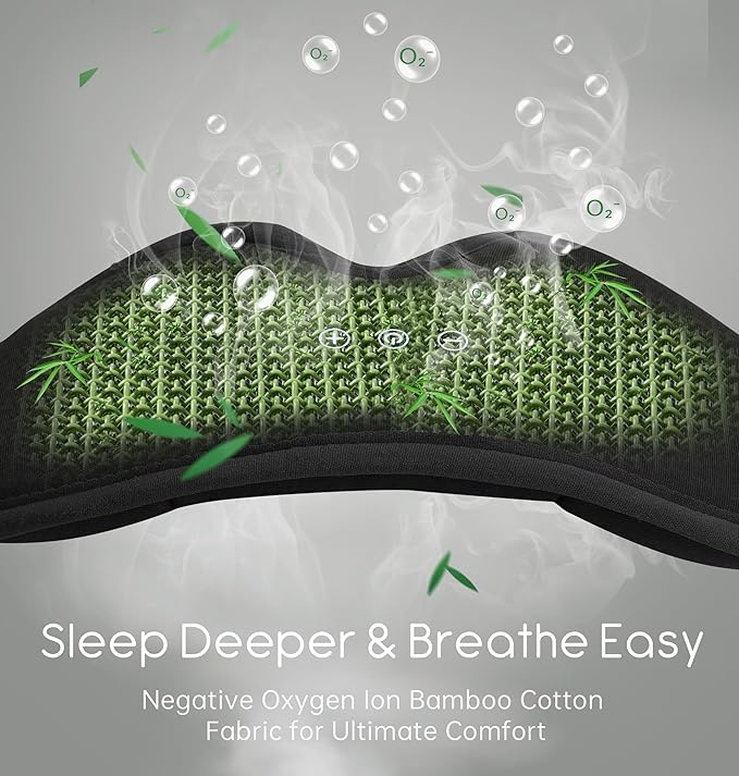 Sleep Mask with Headphones Bluetooth 5.4, TOPOINT 3D Eye Mask Blackout with - Image 6
