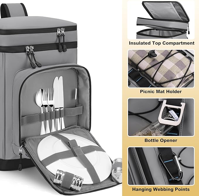 42Cans Cooler Backpack Insulated Leak Proof - Image 4