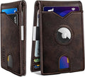 Airtag Wallet for Men, with Money Clip 11 Cards Slim Front Pocket Leather RFID by Miyozi
