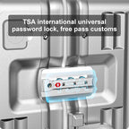 Zipperless Luggage, Polycarbonate Aluminum Hardshell, Expandable Carry-On - Image 6