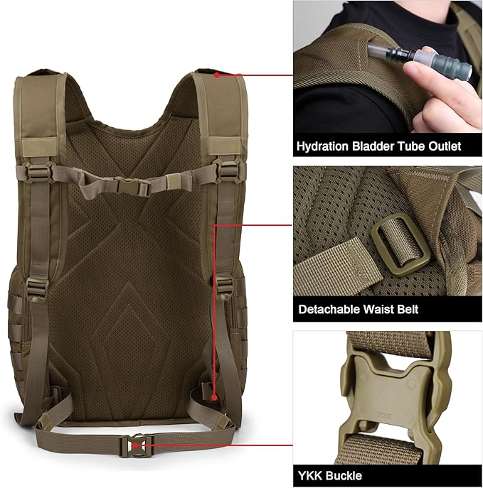 Mardingtop 25L Tactical Backpacks Molle Hiking daypacks - Image 4