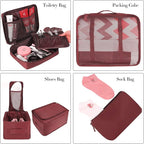 BAGAIL 8 Set Packing Cubes Luggage Packing Organizers - Image 3