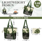 Beach Bag with Zipper - Image 3